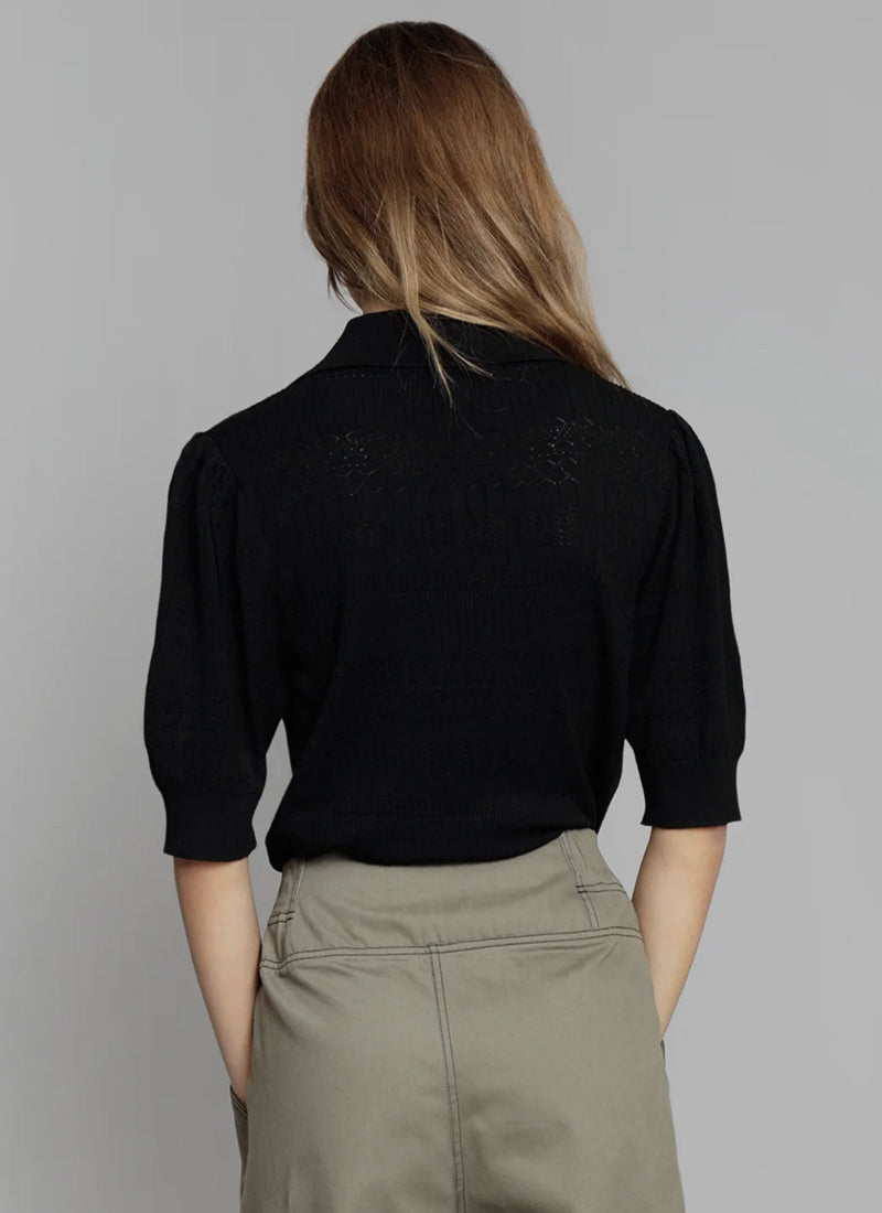 Munthe Excalate Knitted Polo T-Shirt