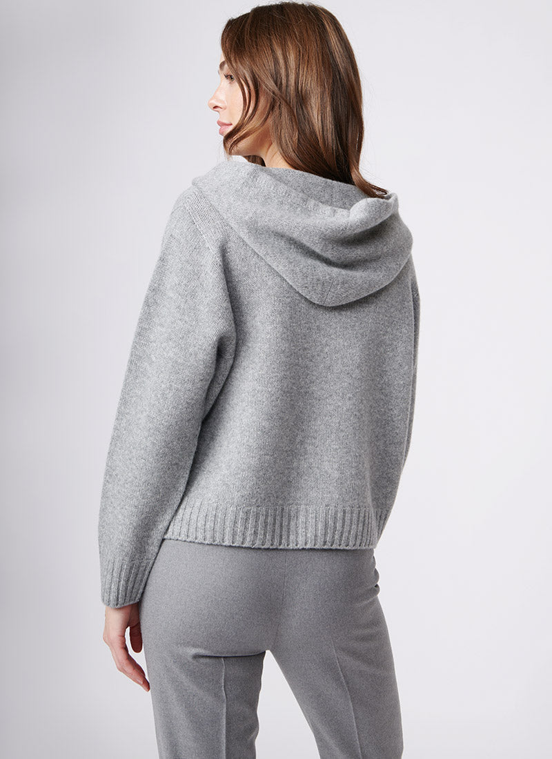 Fabiana Filippi Hooded Wool-Blend Sweater