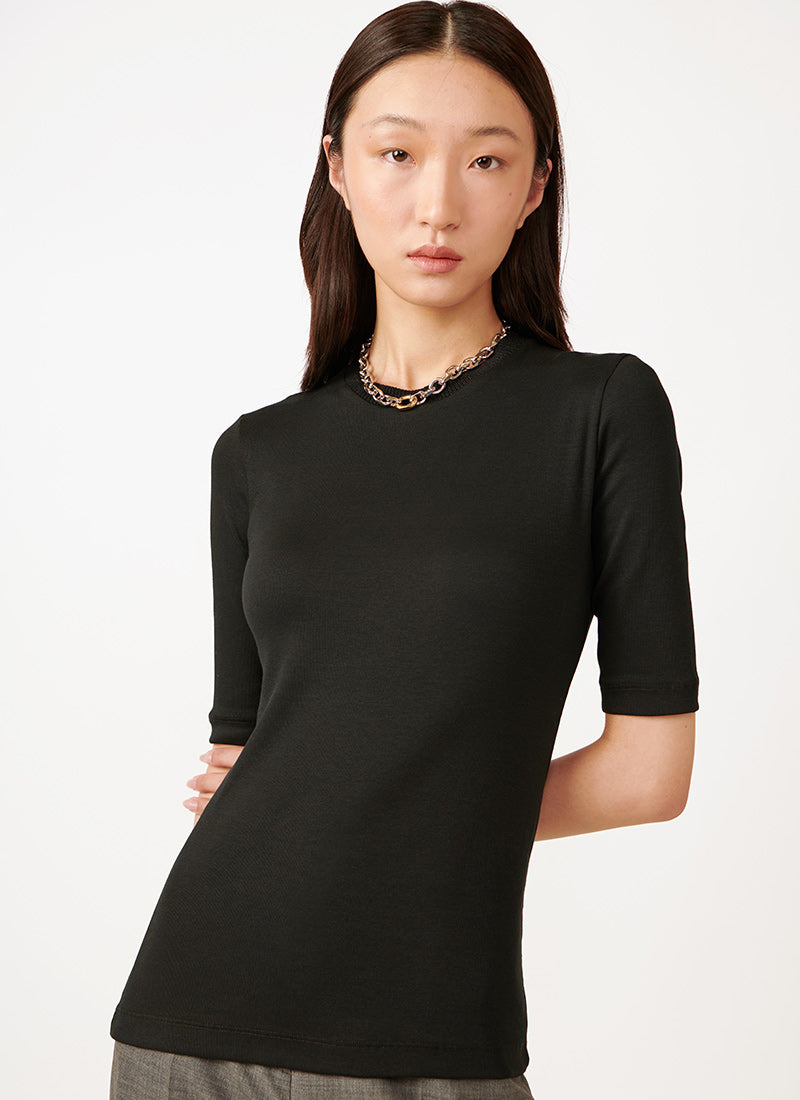 Crewneck Short Sleeve T-Shirt by Fabiana Filippi | Andrews