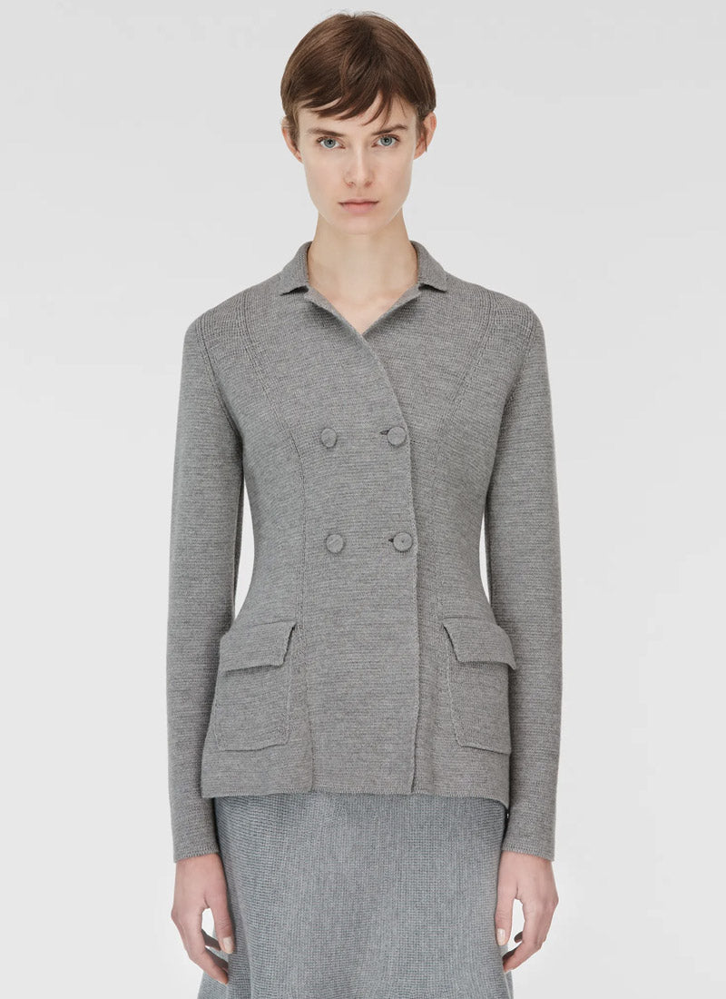 Fabiana Filippi Double-Breasted Wool Blazer