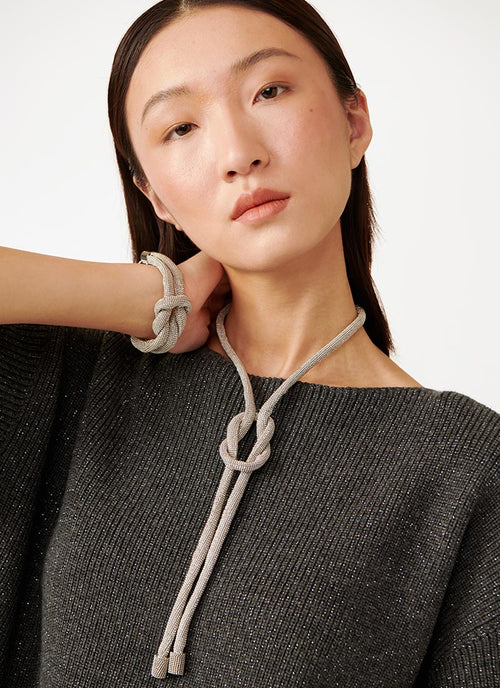 Fabiana Filippi Filo Diamante Knot Detail Necklace