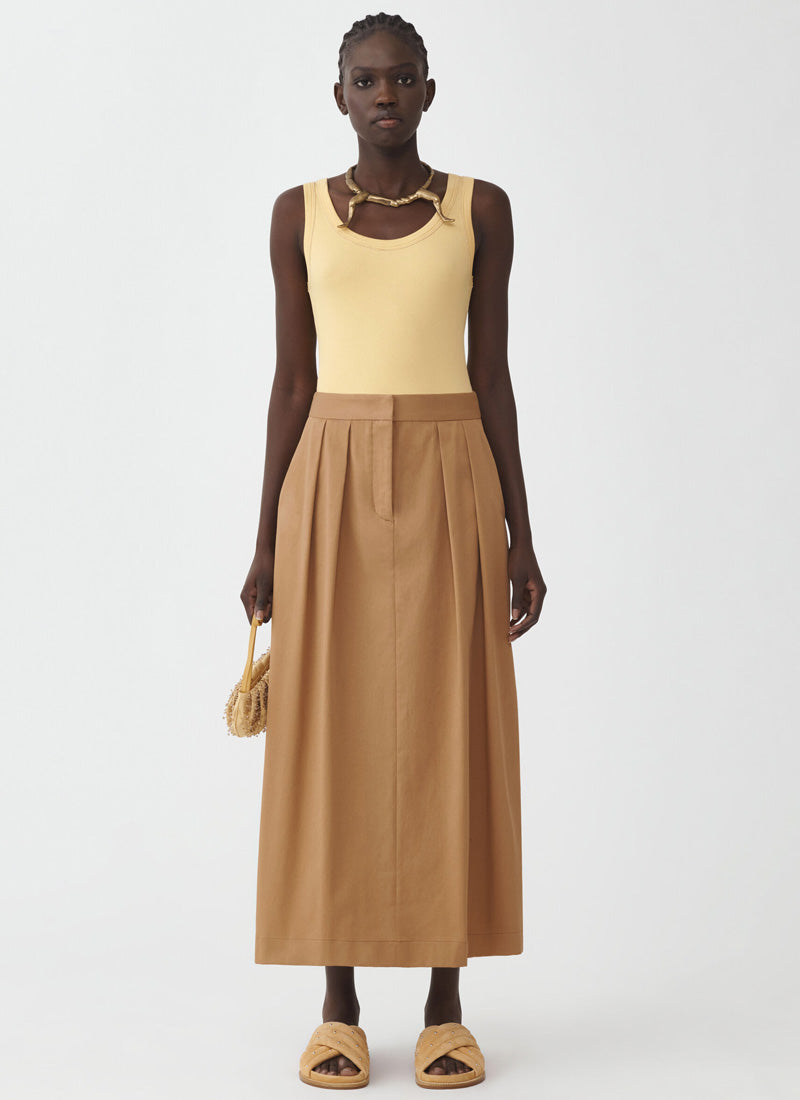 Fabiana Filippi Gabardine Midi Skirt