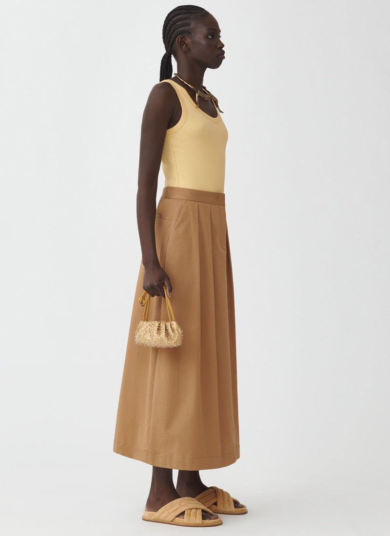 Fabiana Filippi Gabardine Midi Skirt