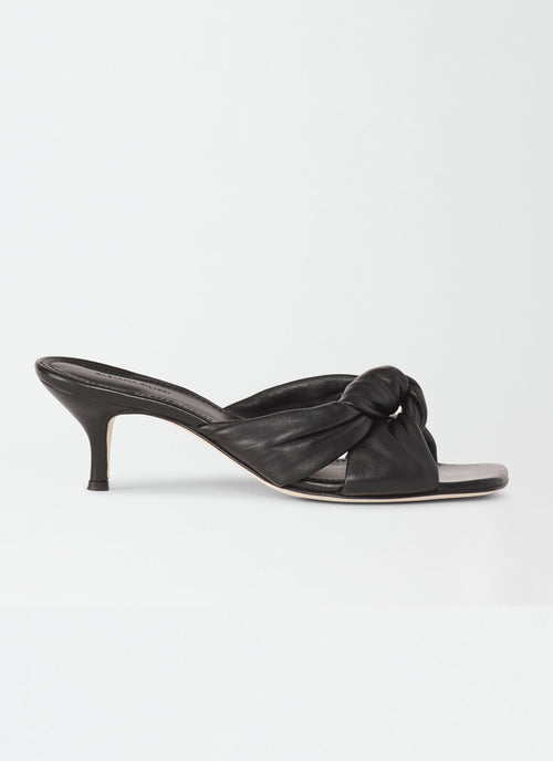 Fabiana Filippi Knotted Nappa Mules