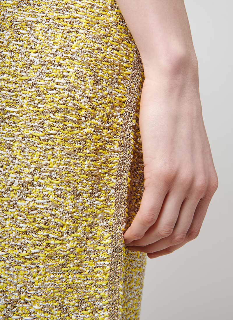 Fabiana Filippi Lurex Detail Midi Skirt