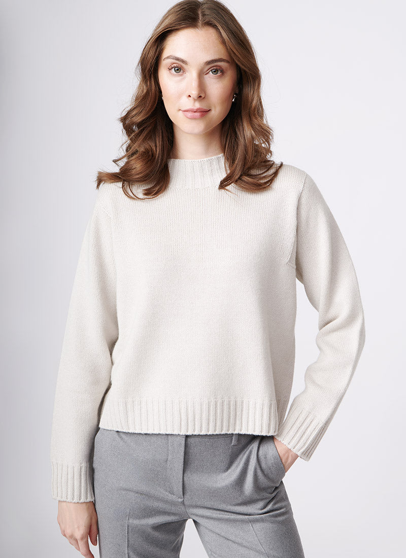 Fabiana Filippi Platinum Wool Sweater