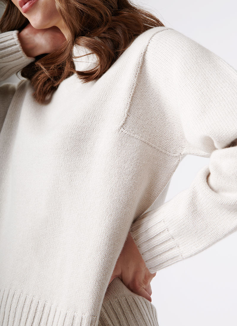 Fabiana Filippi Platinum Wool Sweater