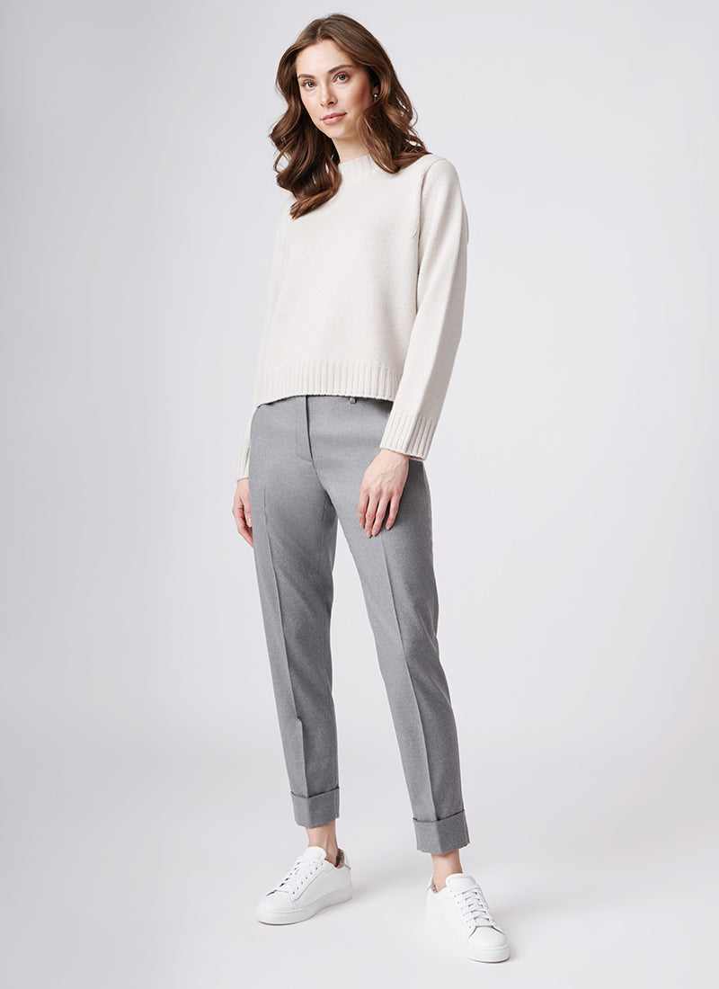 Fabiana Filippi Platinum Wool Sweater