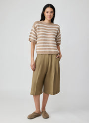 Fabiana Filippi Cotton Boucle Striped Sweater