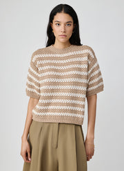 Fabiana Filippi Cotton Boucle Striped Sweater