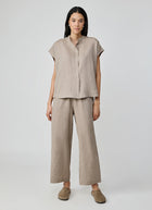 Fabiana Filippi Linen Sleeveless Shirt