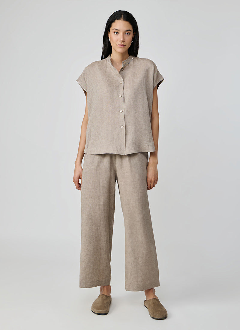Fabiana Filippi Linen Sleeveless Shirt