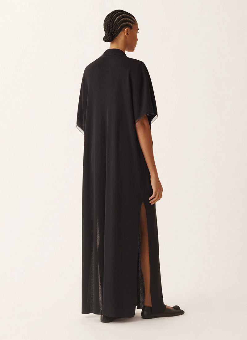 Fabiana Filippi Viscose Knit Diamante Kaftan
