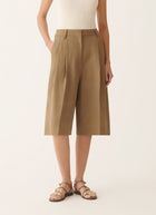 Viscose Double Pleat Shorts by Fabiana Filippi at Andrews