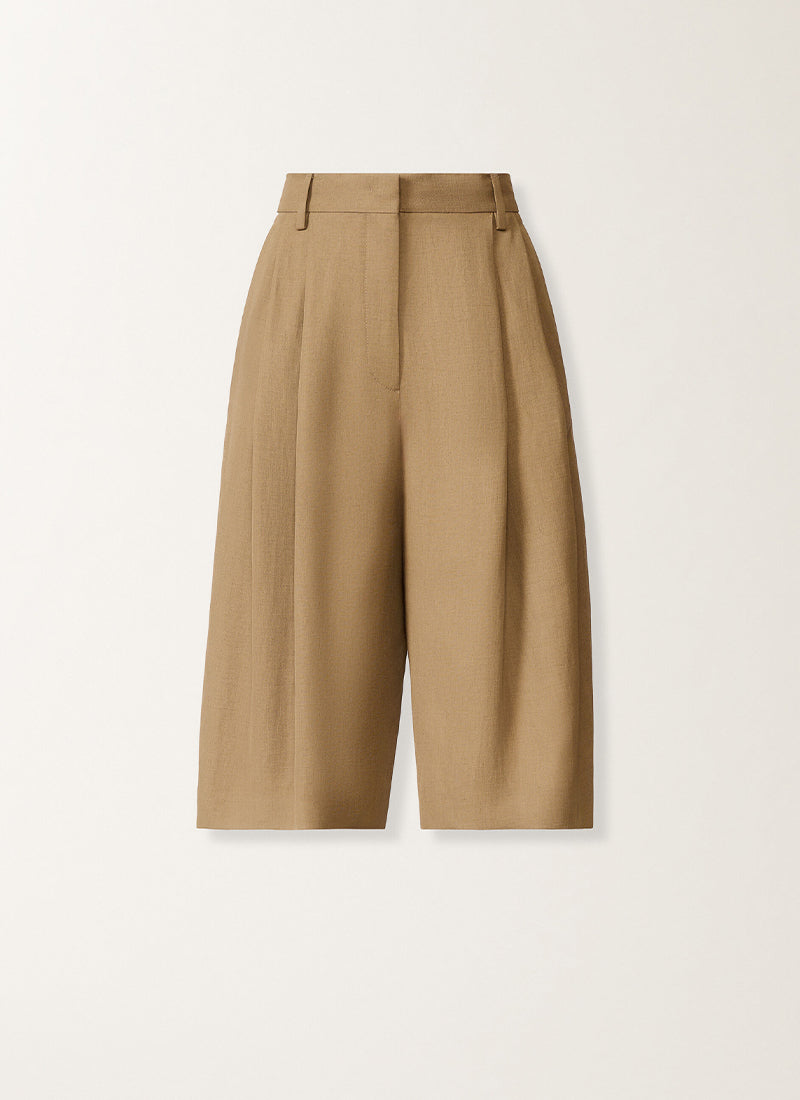 Viscose Double Pleat Shorts by Fabiana Filippi at Andrews