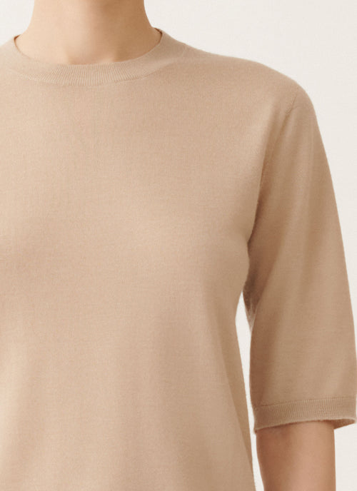 Fabiana Filippi Cashmere Silk Short Sleeve Sweater