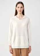 Fabiana Filippi Pierced Hooded Sweater