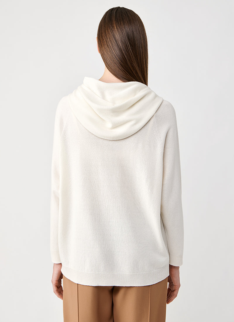 Fabiana Filippi Pierced Hooded Sweater