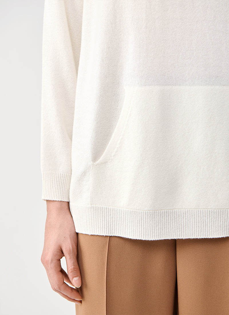 Fabiana Filippi Pierced Hooded Sweater