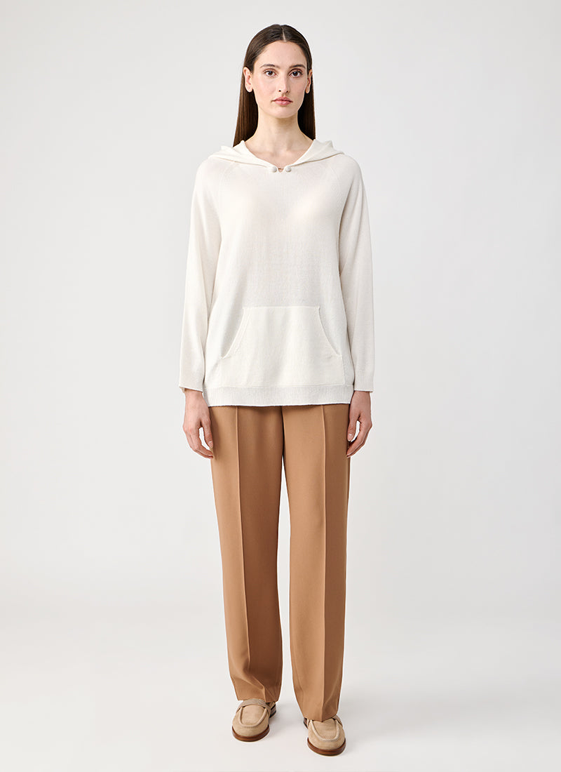 Fabiana Filippi Pierced Hooded Sweater