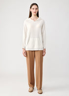Fabiana Filippi Pierced Hooded Sweater