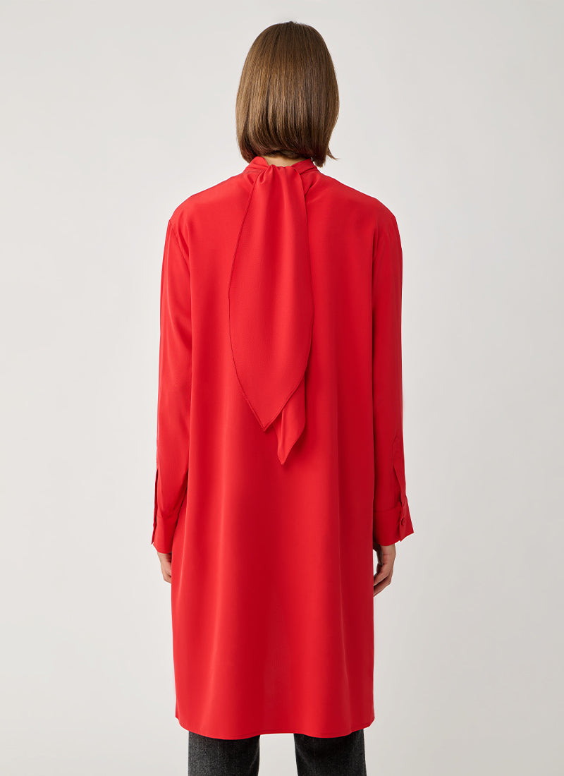 Crepe Asymmetric Long Sleeve Top by Fabiana Filippi at Andrews