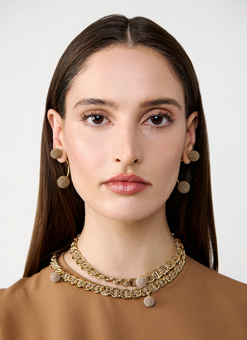 Diamante Pierced Earring