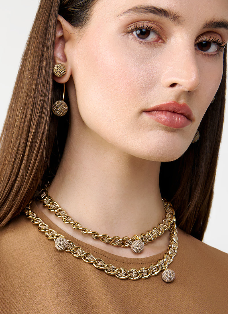 Diamante Pierced Earring