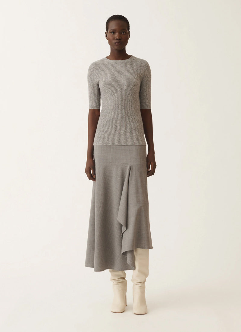 Ribbed Short Sleeve Sweater by Fabiana Filippi | Andrews
