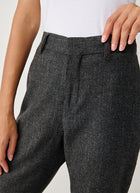 Fabiana Filippi Slubbed Pinstripe Bootcut Trouser