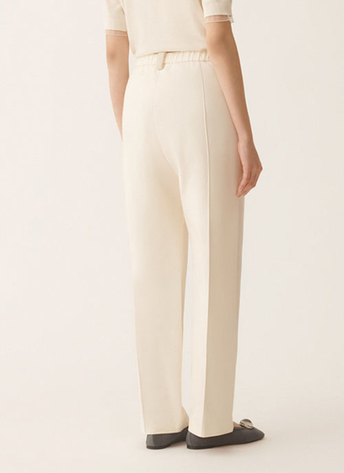 Bistretch Wool Trousers Nude