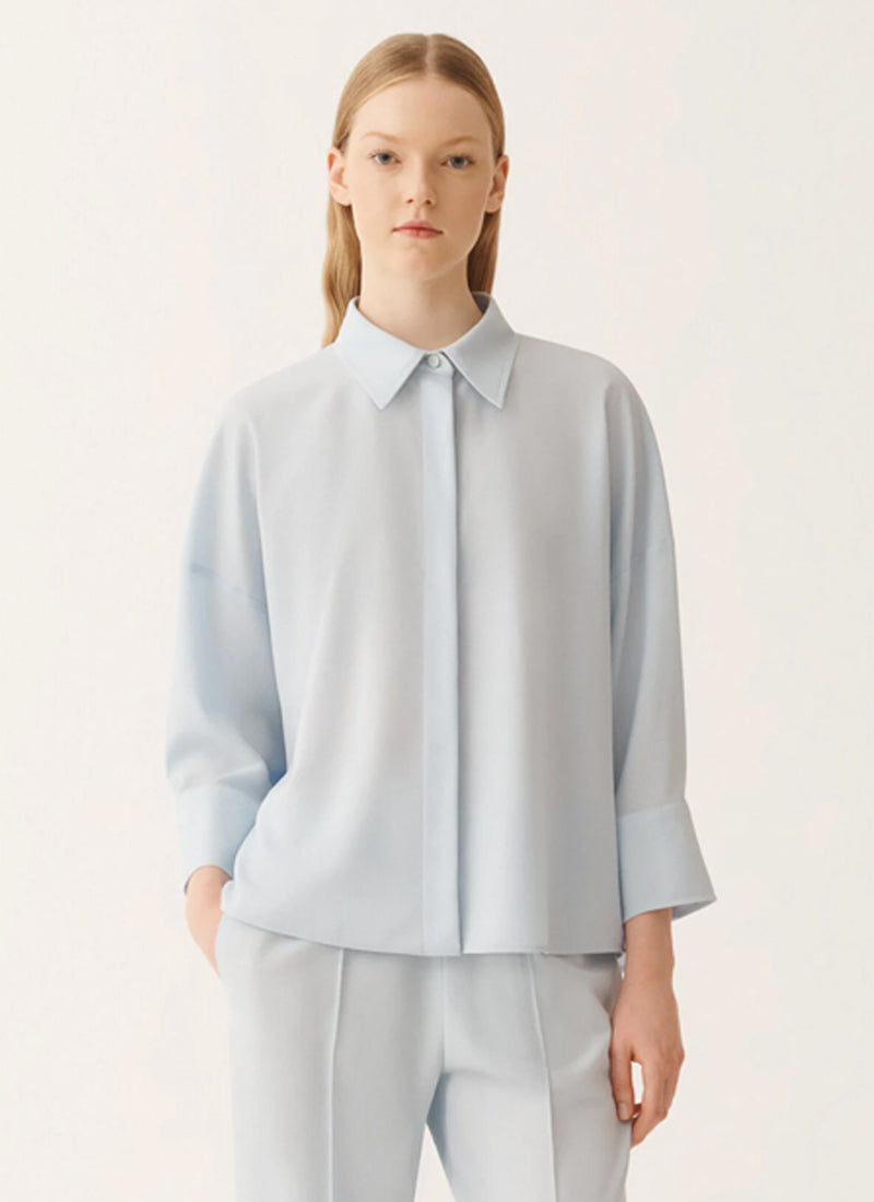 Fabiana Filippi Bistretch Wool 3/4 S Shirt