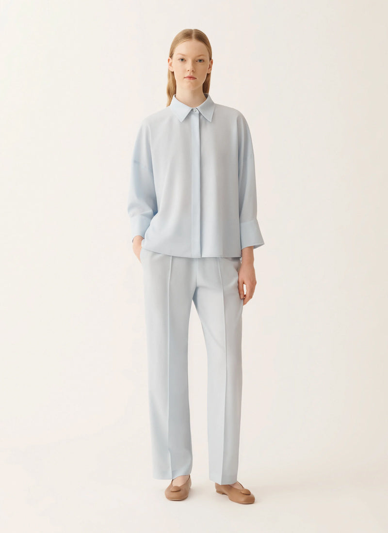 Fabiana Filippi Bistretch Wool 3/4 S Shirt