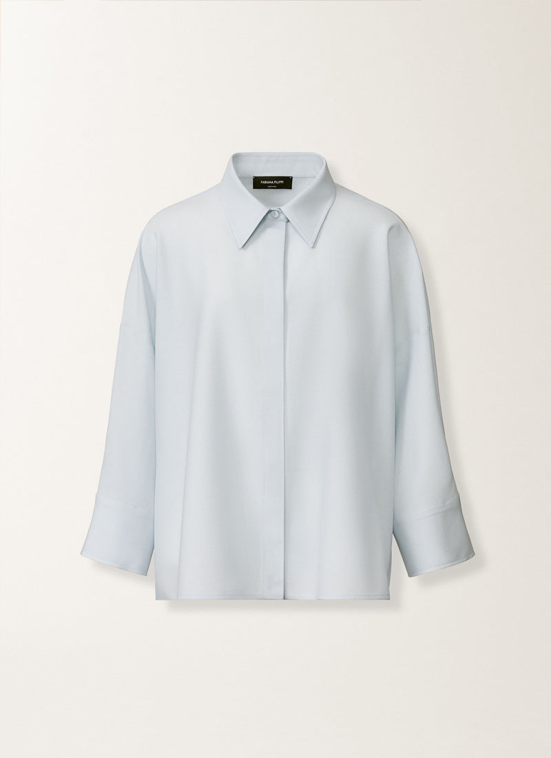 Fabiana Filippi Bistretch Wool 3/4 S Shirt