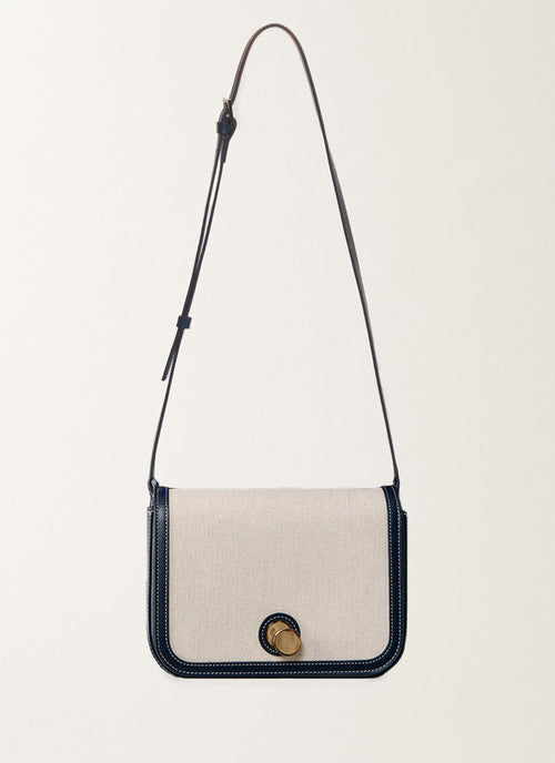 Fabiana Filippi Canvas Leather Camera Bag