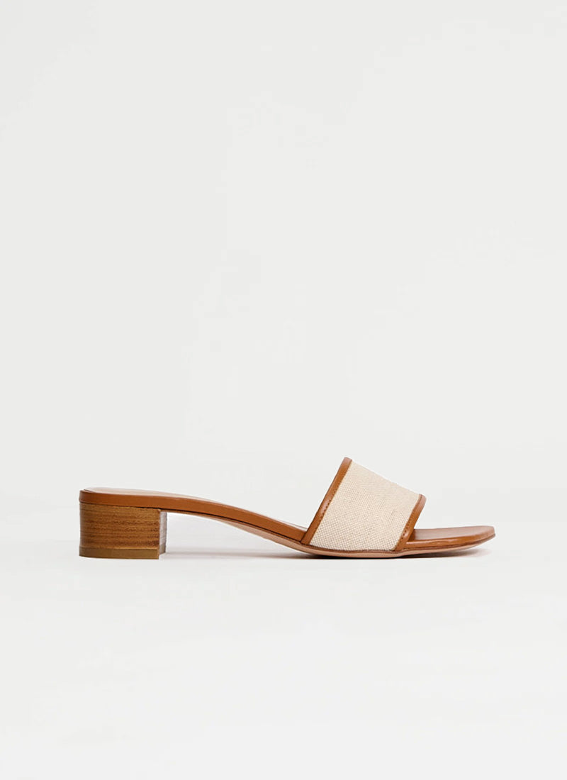 Fabiana Filippi Canvas Leather Slide