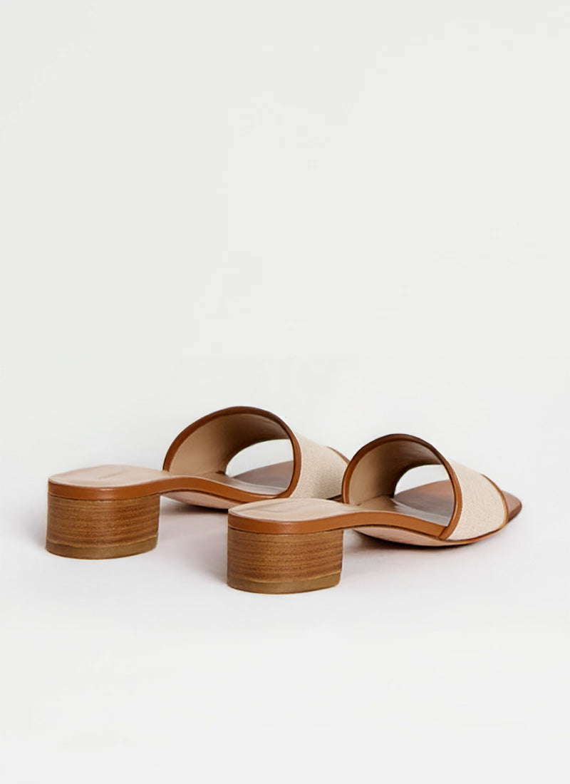 Fabiana Filippi Canvas Leather Slide