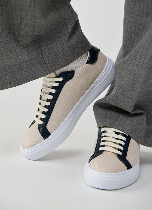 Fabiana Filippi Canvas Leather Trainer