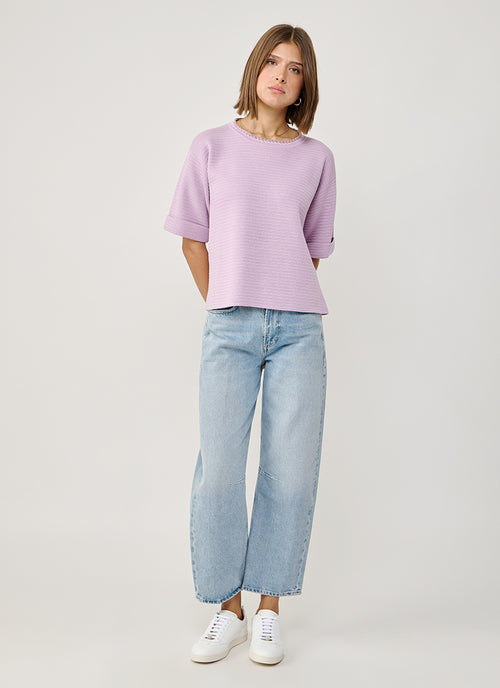  Cotton Wool Basket Weave Knit by Fabiana Filippi at Andrews 