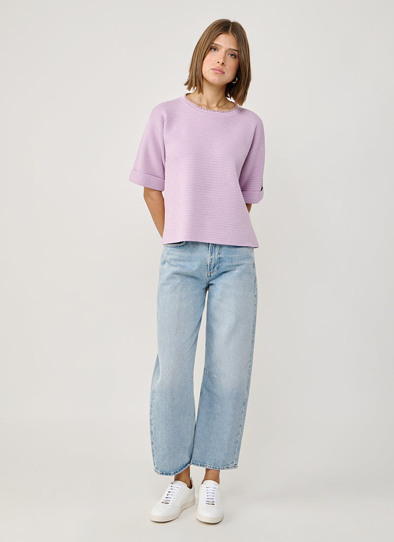 Fabiana Filippi Cotton Wool Basket Weave Knit