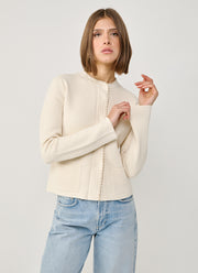 Fabiana Filippi Cotton Wool Crewneck Jacket