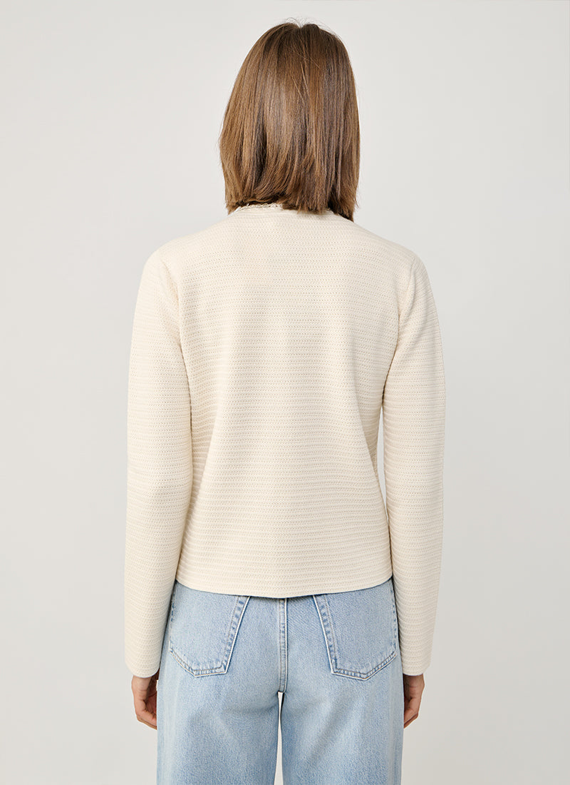 Fabiana Filippi Cotton Wool Crewneck Jacket
