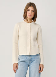 Fabiana Filippi Cotton Wool Crewneck Jacket