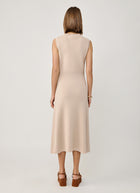 Fabiana Filippi Cotton Wool Sleeveless Knit Dress