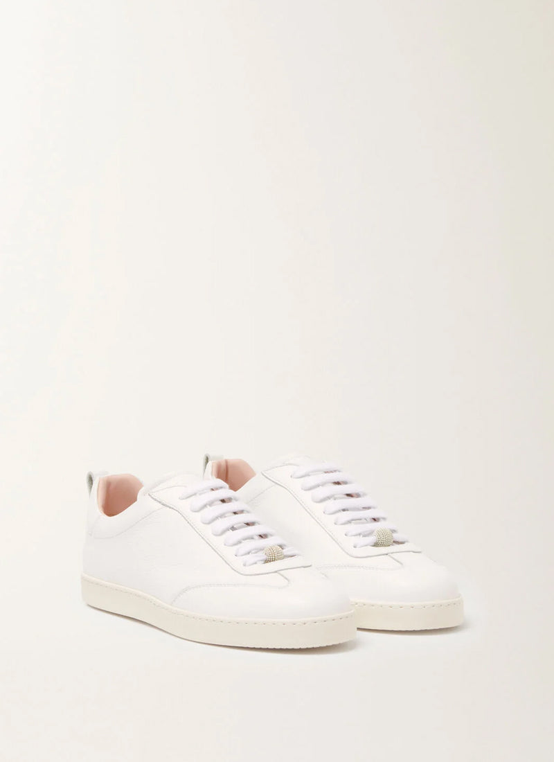  Grained Leather Sneakers by Fabiana Filippi at Andrews 