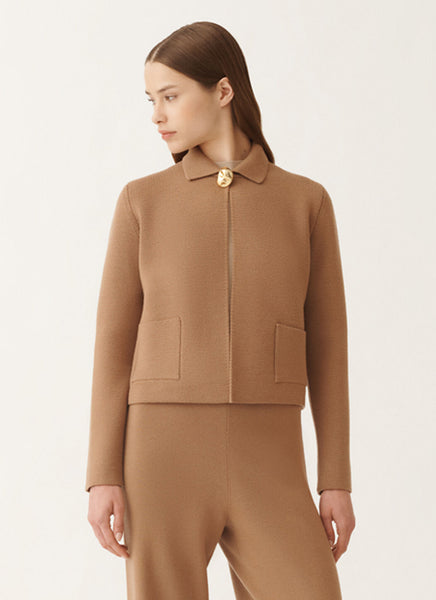 Merino Single Breasted Knit Jacket by Fabiana Filippi | Andrews