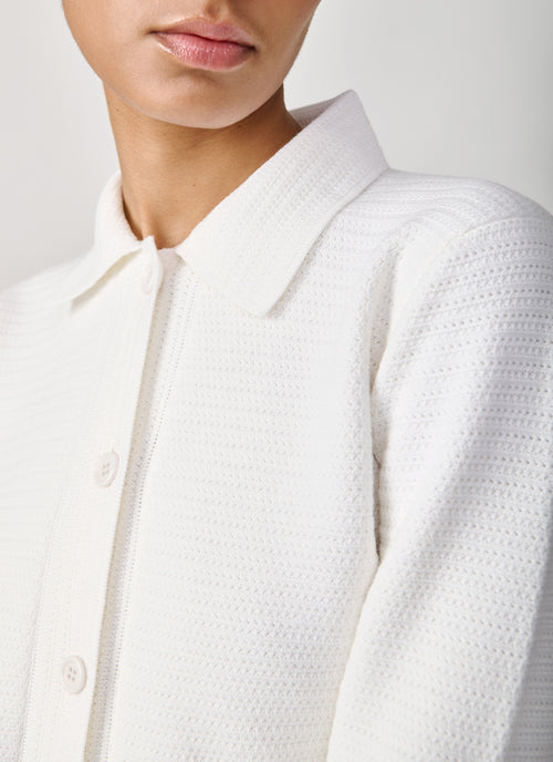 Fabiana Filippi Cotton Wool Patch Pocket Cardigan