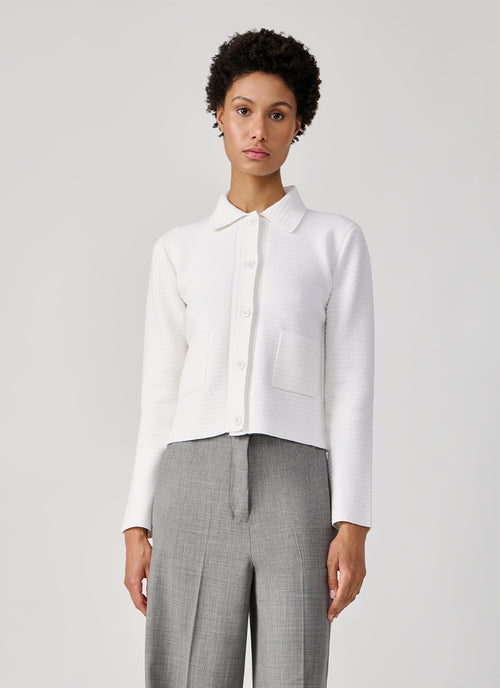 Fabiana Filippi Cotton Wool Patch Pocket Cardigan