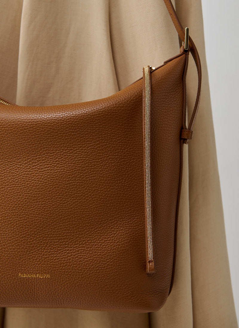 Fabiana Filippi Pebbled Leather Shoulder Bag