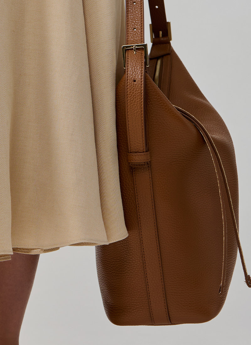 Fabiana Filippi Pebbled Leather Shoulder Bag